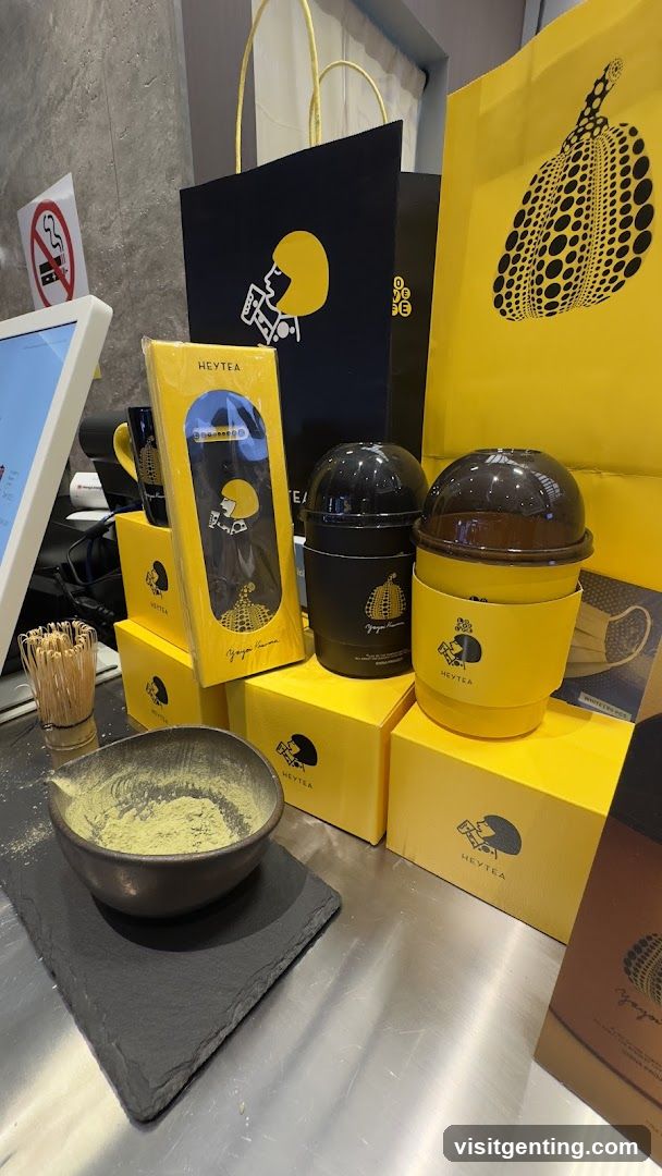 Heytea Product Display