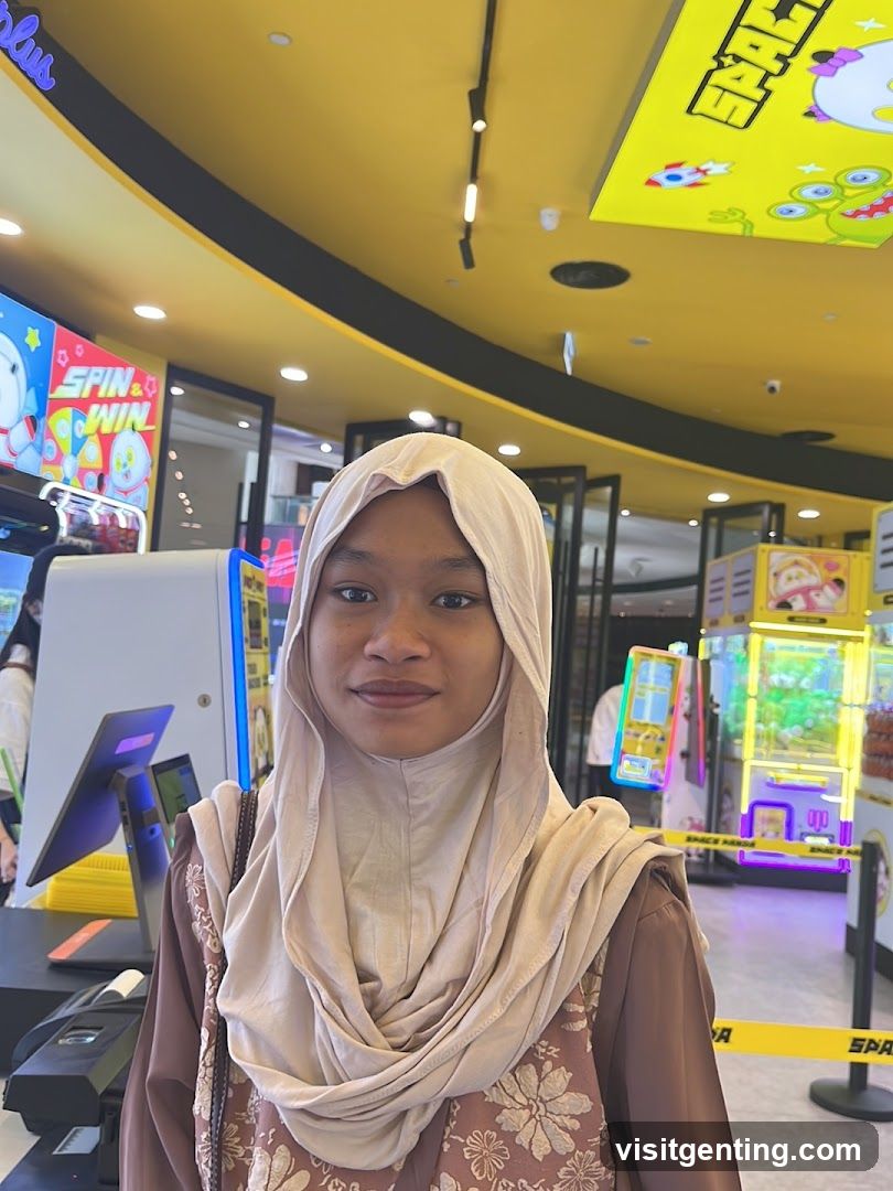 Interior of arcade or gaming center
