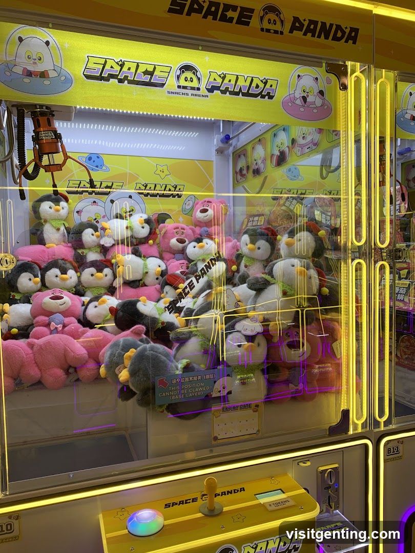 Space Panda Claw Machine
