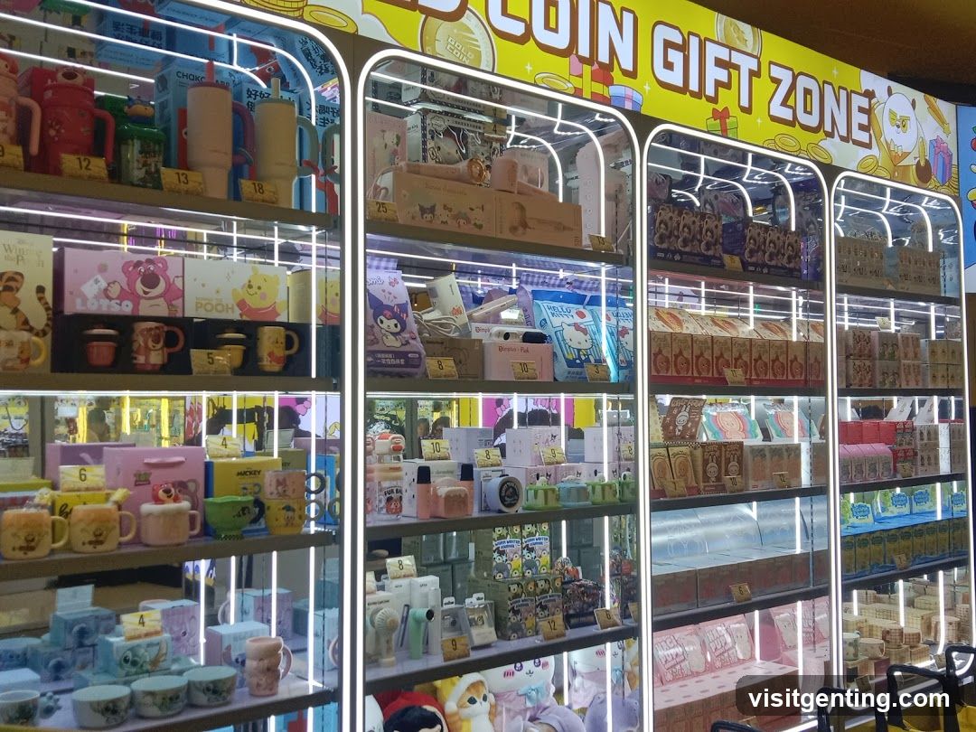Coin Gift Zone Store Interior