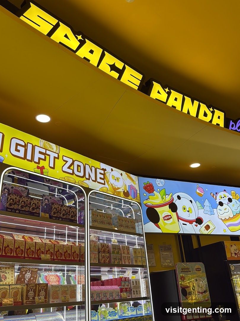 Space Panda Gift Zone Interior