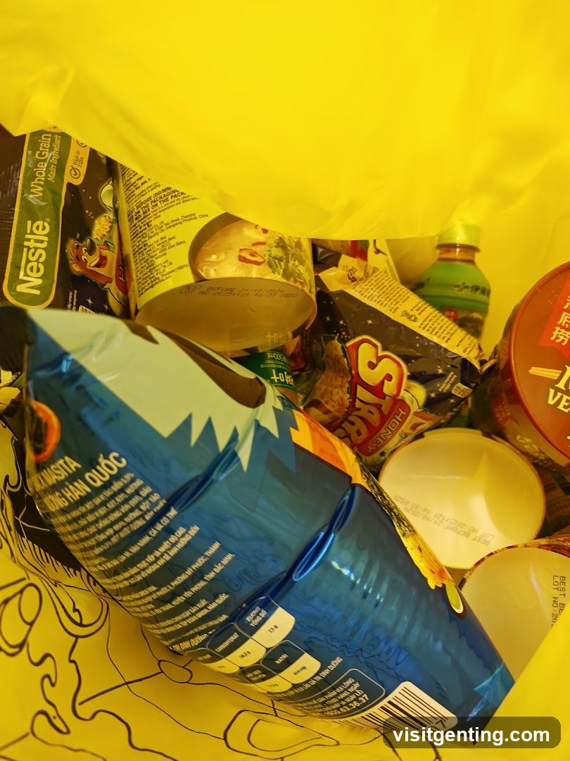 Shopping Bag Contents