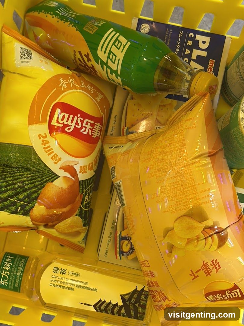 Shopping basket contents