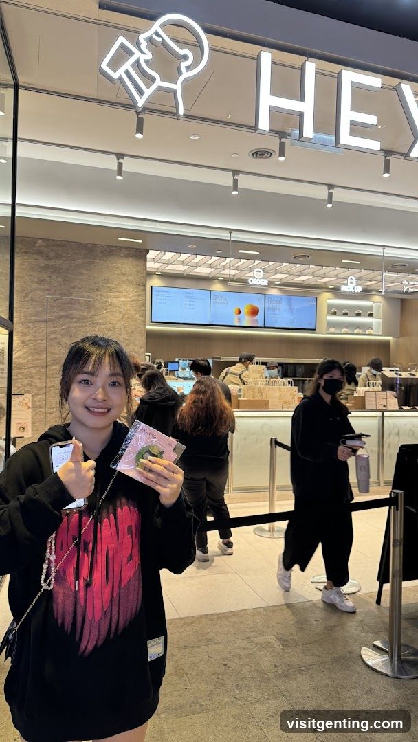 Customer at HEY store interior