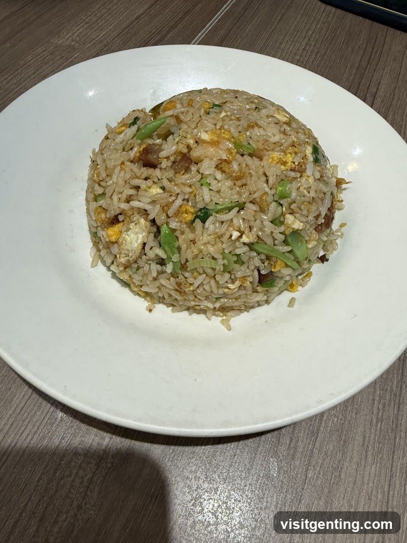 Fried Rice on Plate