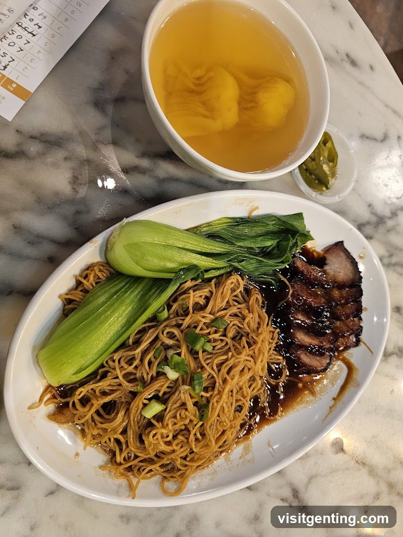 Food on marble table