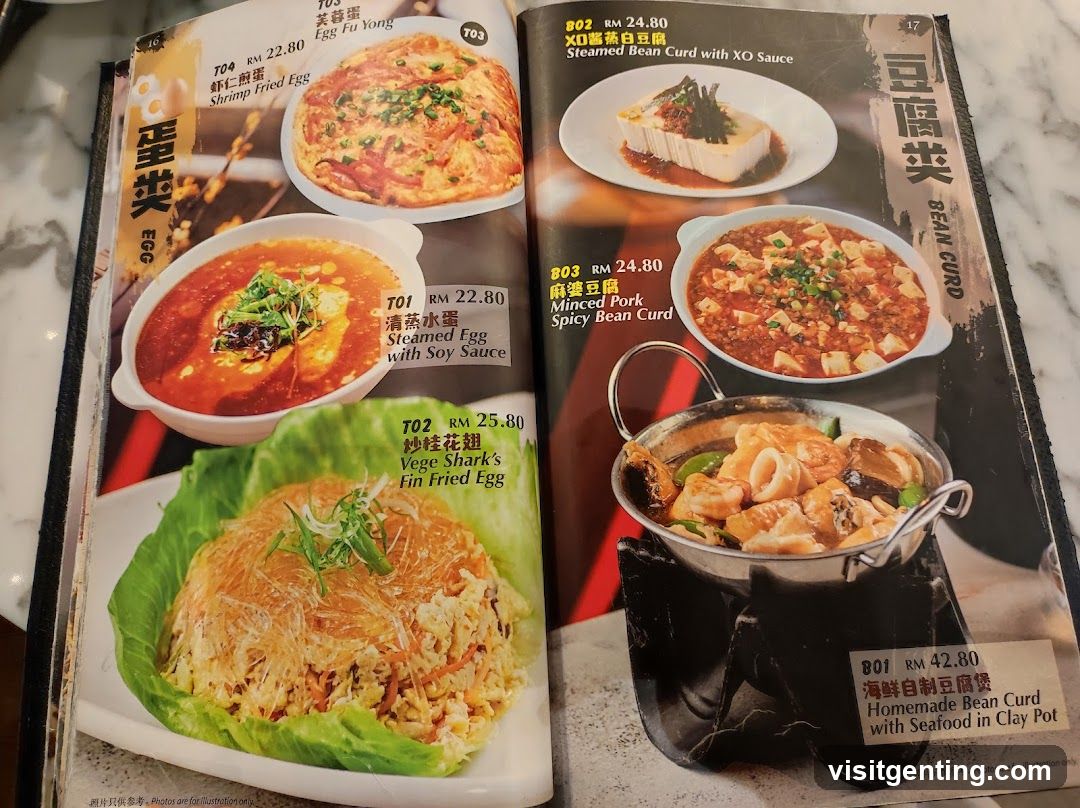 Restaurant Menu Pages