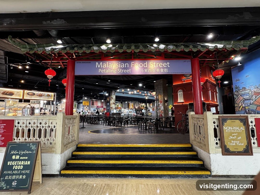 Malaysian Food Street Petaling Street entrance
