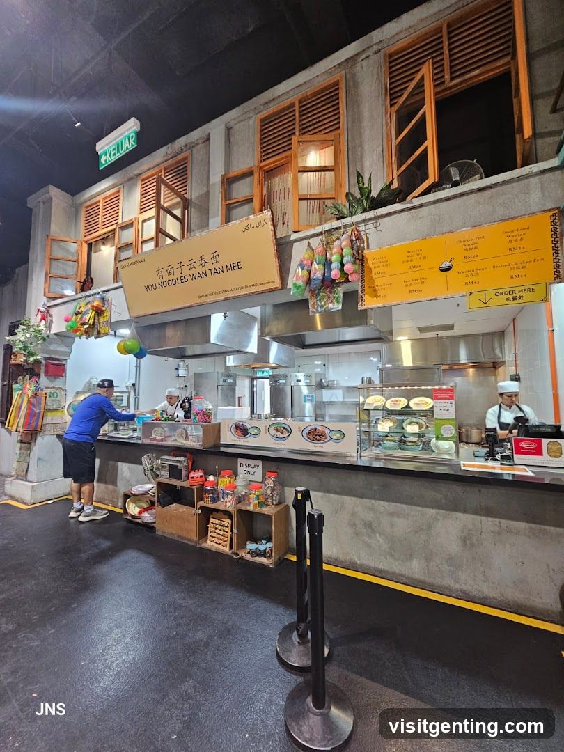 You Noodles Wan Tan Mee storefront interior
