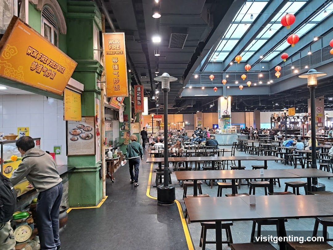 Food court interior