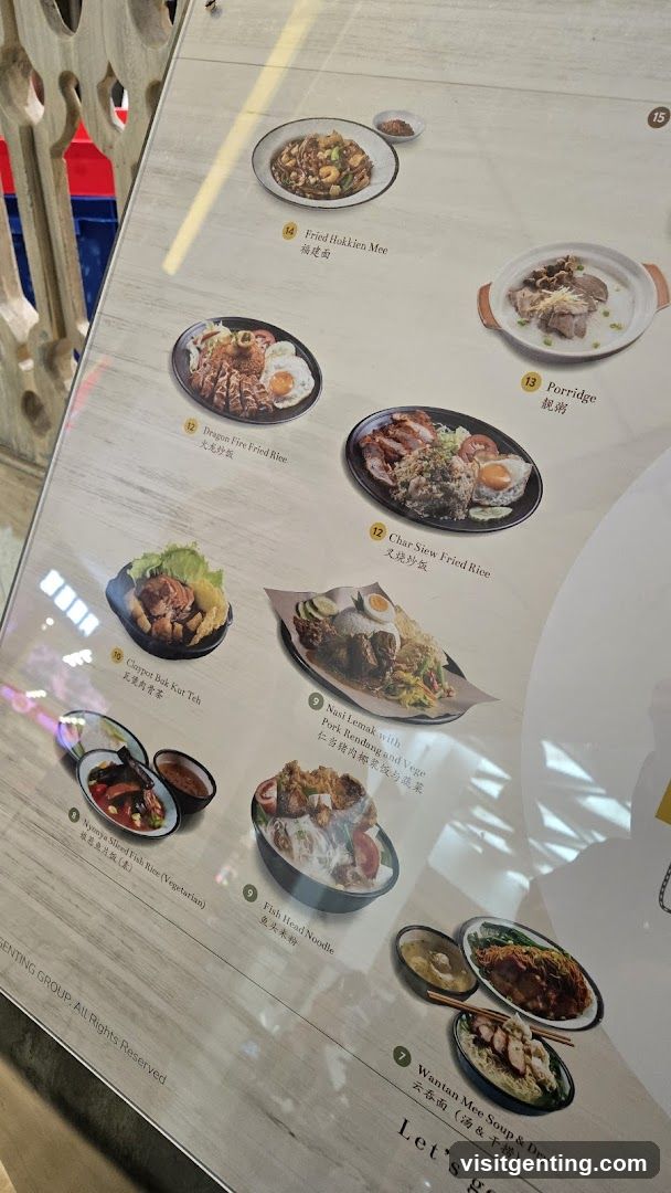 Restaurant Menu Board