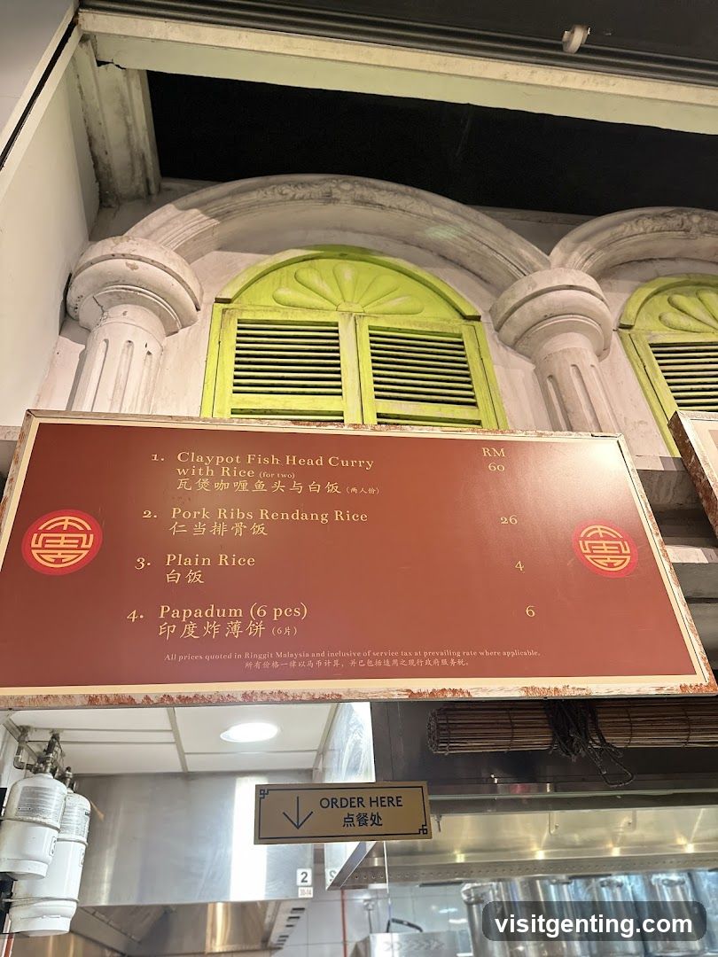 Restaurant Menu Board