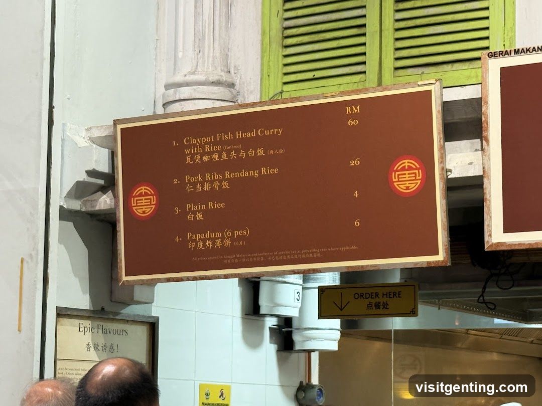 Restaurant Menu Board