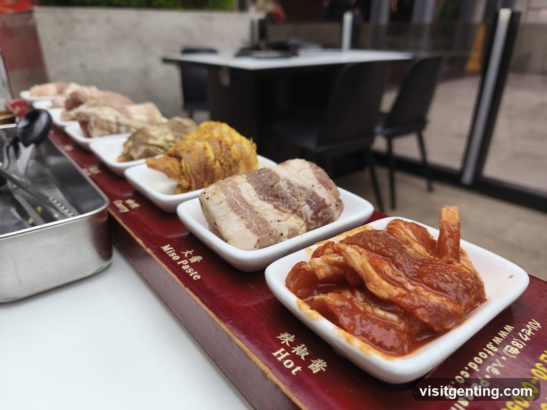 Food Display at Restaurant