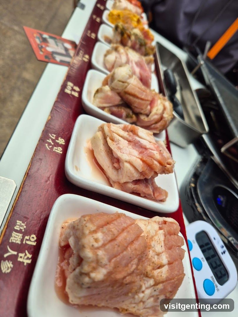 Grilled meat platter at restaurant