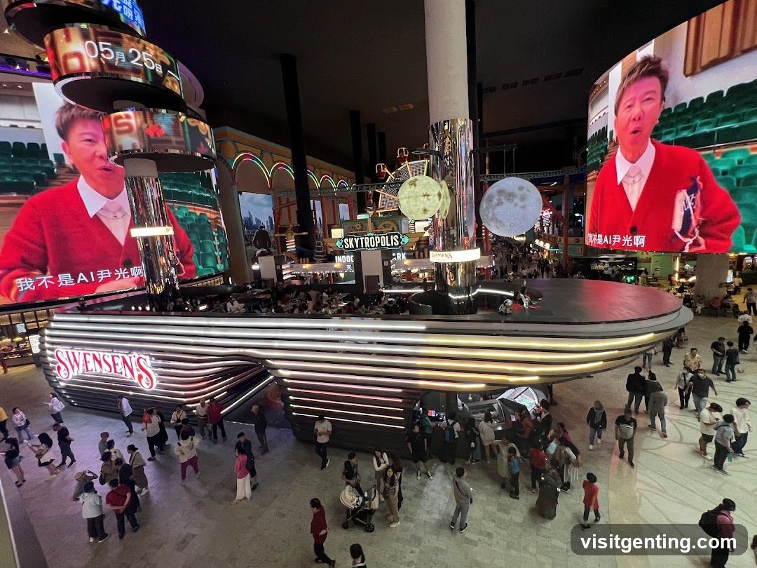 Interior of a large entertainment venue