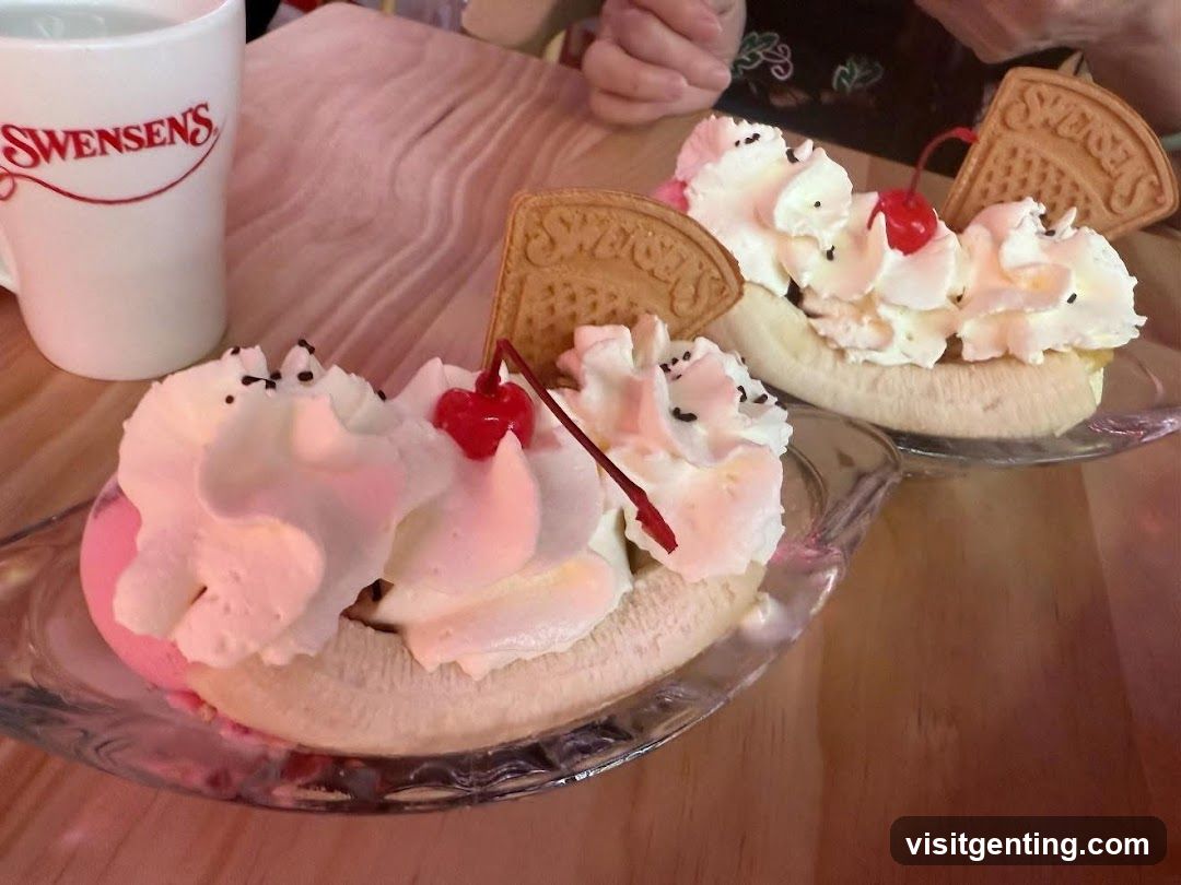 Swensens Banana Split