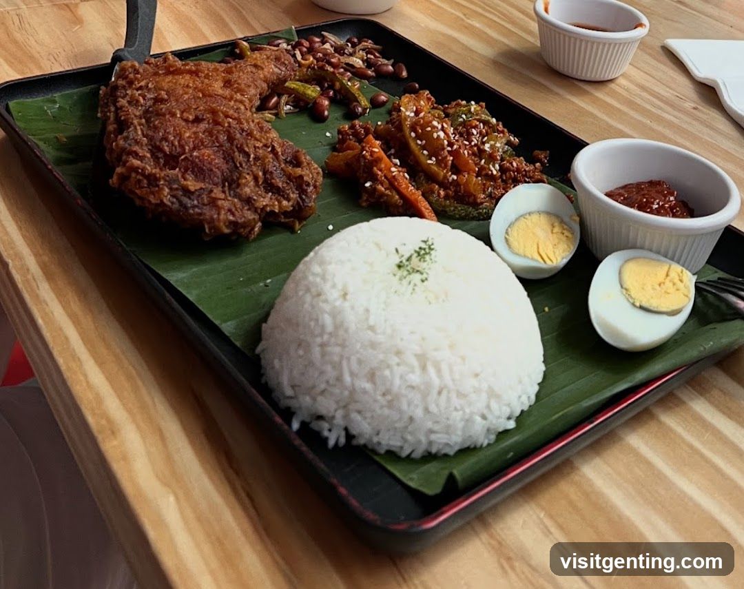 Food Plate on Wooden Table