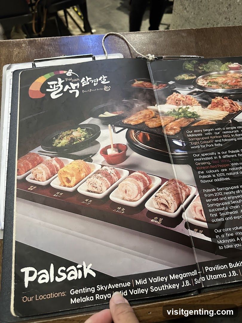 PalsaiK Menu Cover