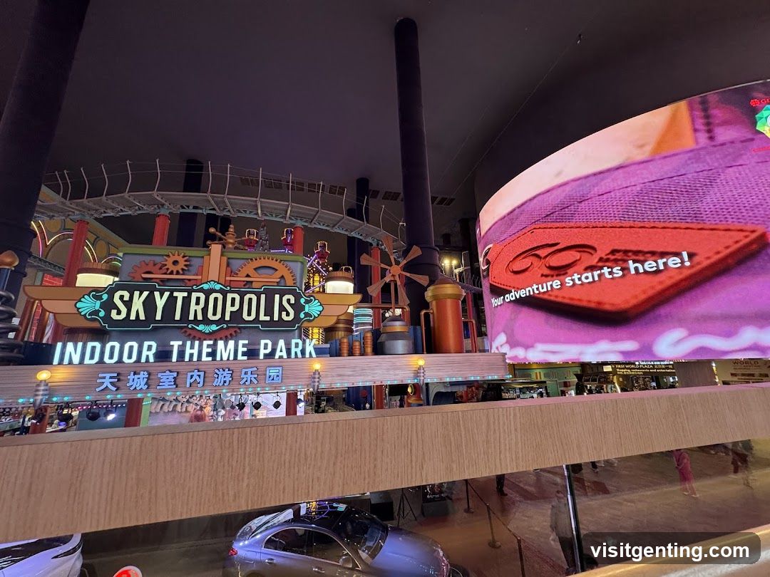 Skytropolis Indoor Theme Park Entrance