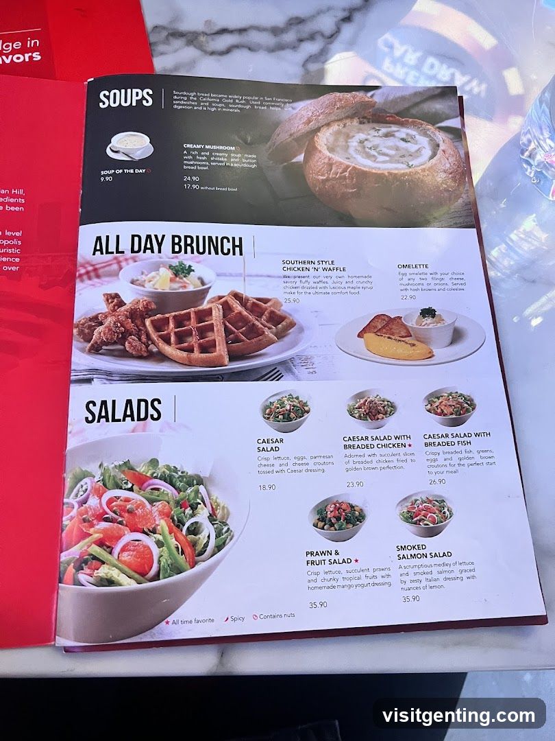 Restaurant Menu Page