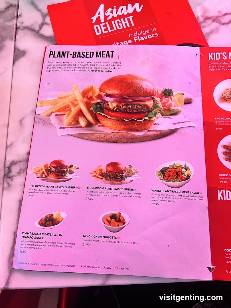 Asian Delight Plant-Based Meat Section