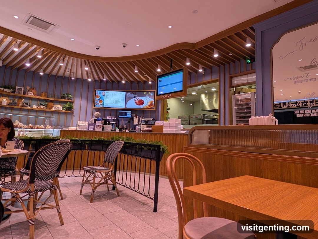 Interior of a café or bakery
