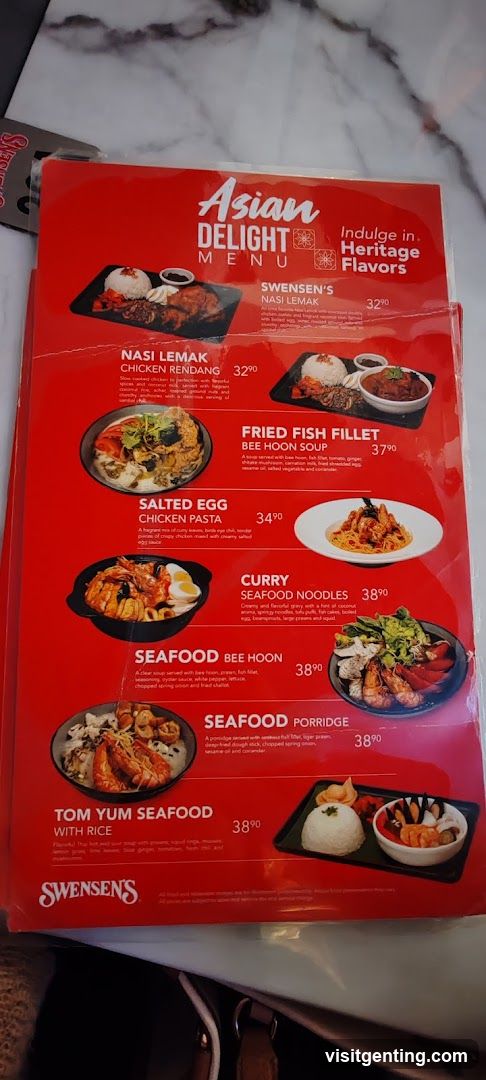 Asian Delight Menu