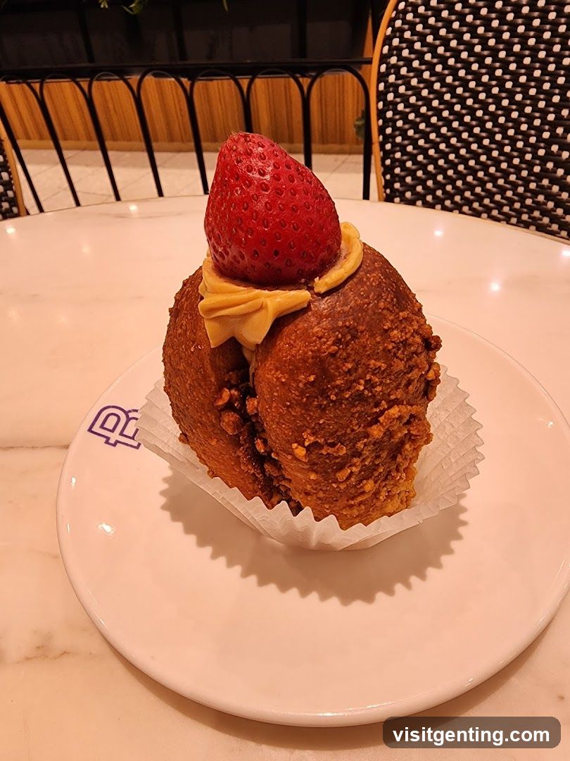 Dessert on Plate