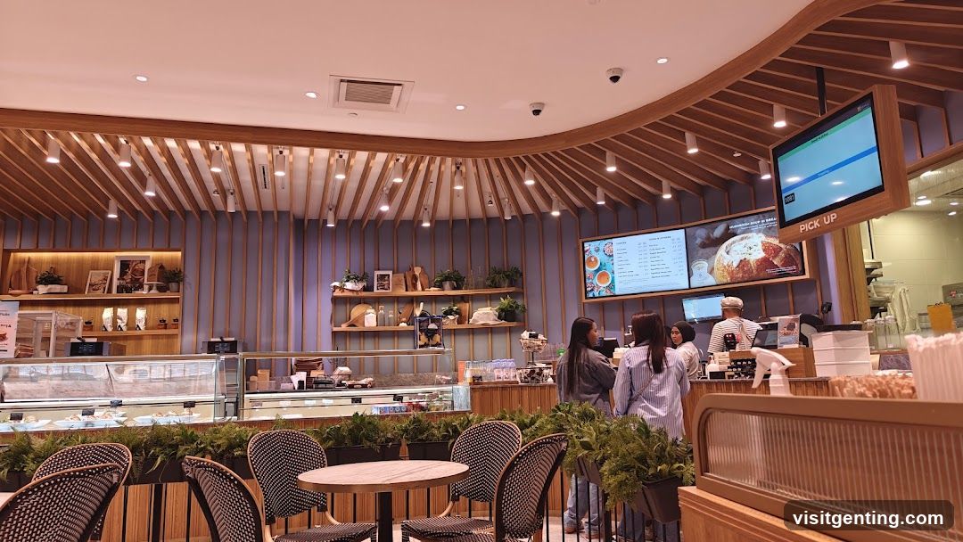 Interior of a modern café