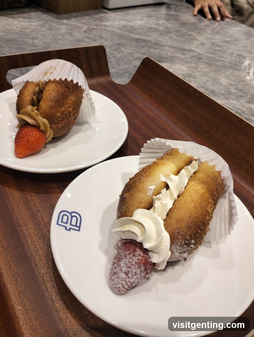Dessert Items on Tray