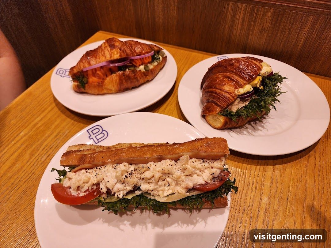 Food Items on Table