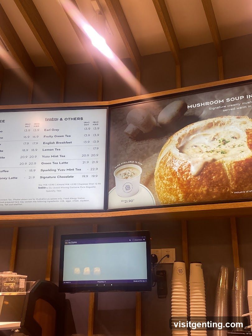 Teatza & Others Menu Board