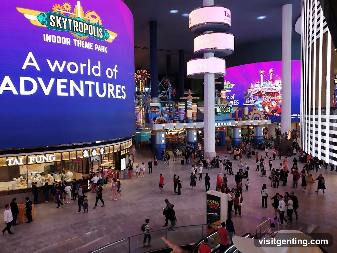 Skytropolis Indoor Theme Park Entrance Area