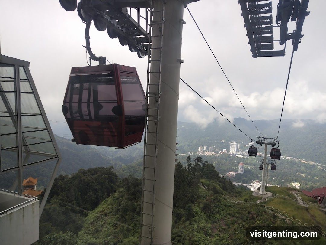Cable Car View from Mount Bukit Bendera