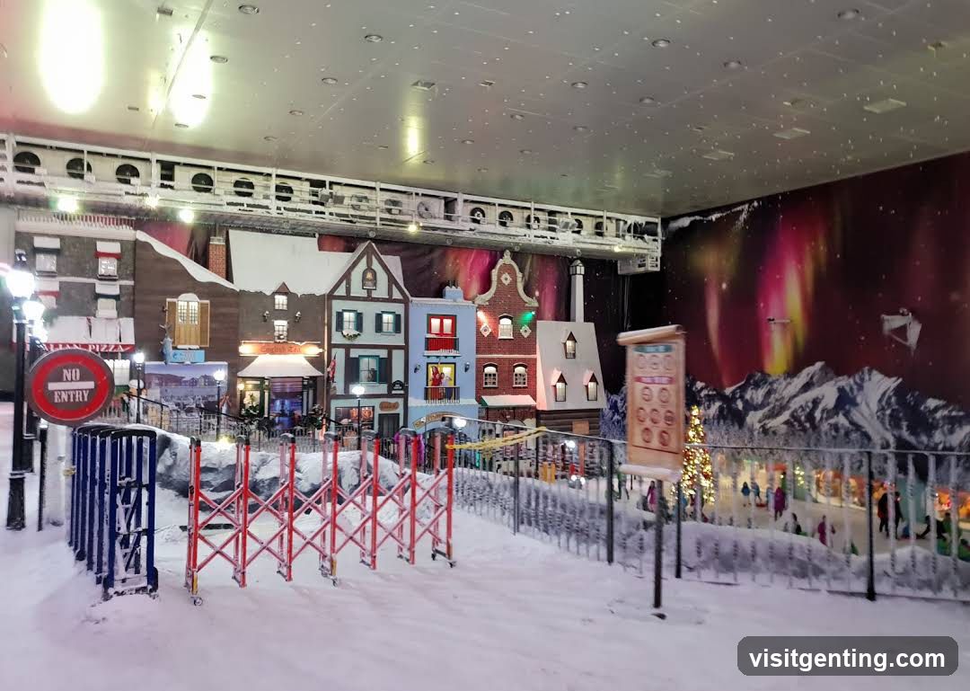 Indoor Winter Village Display