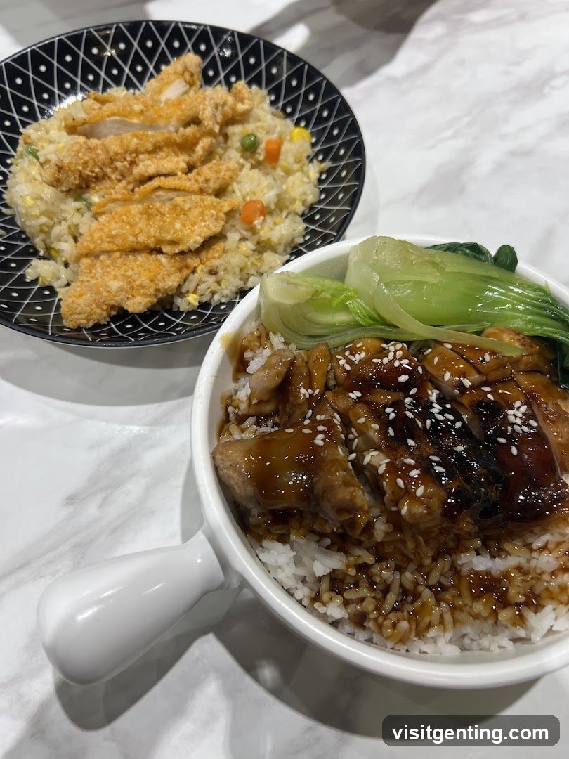 Food dishes on table