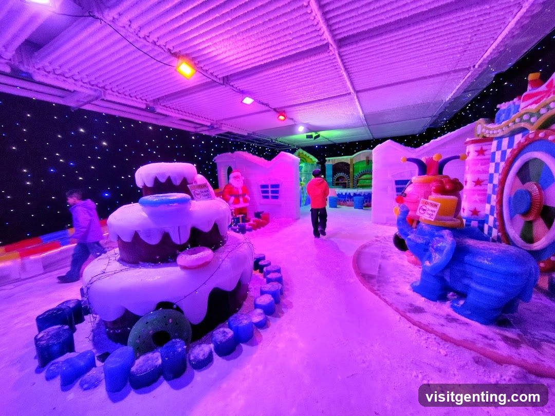 Ice Sculpture Exhibit Interior