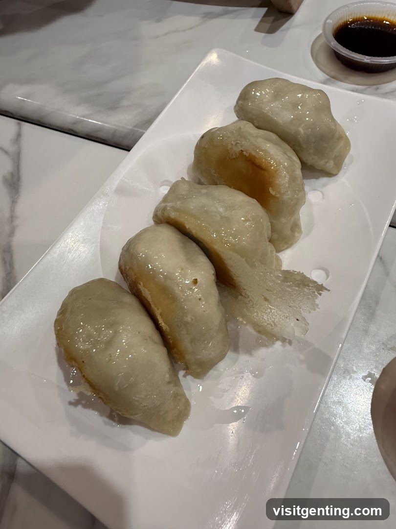 Dumplings on Plate