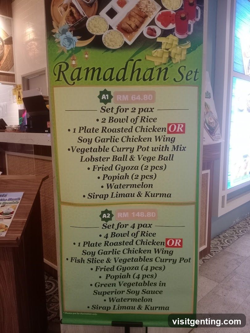Ramadhan Set Menu