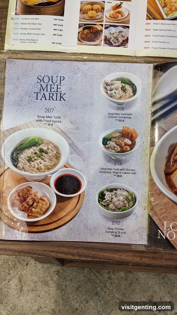 Soup Mee Tarik Section