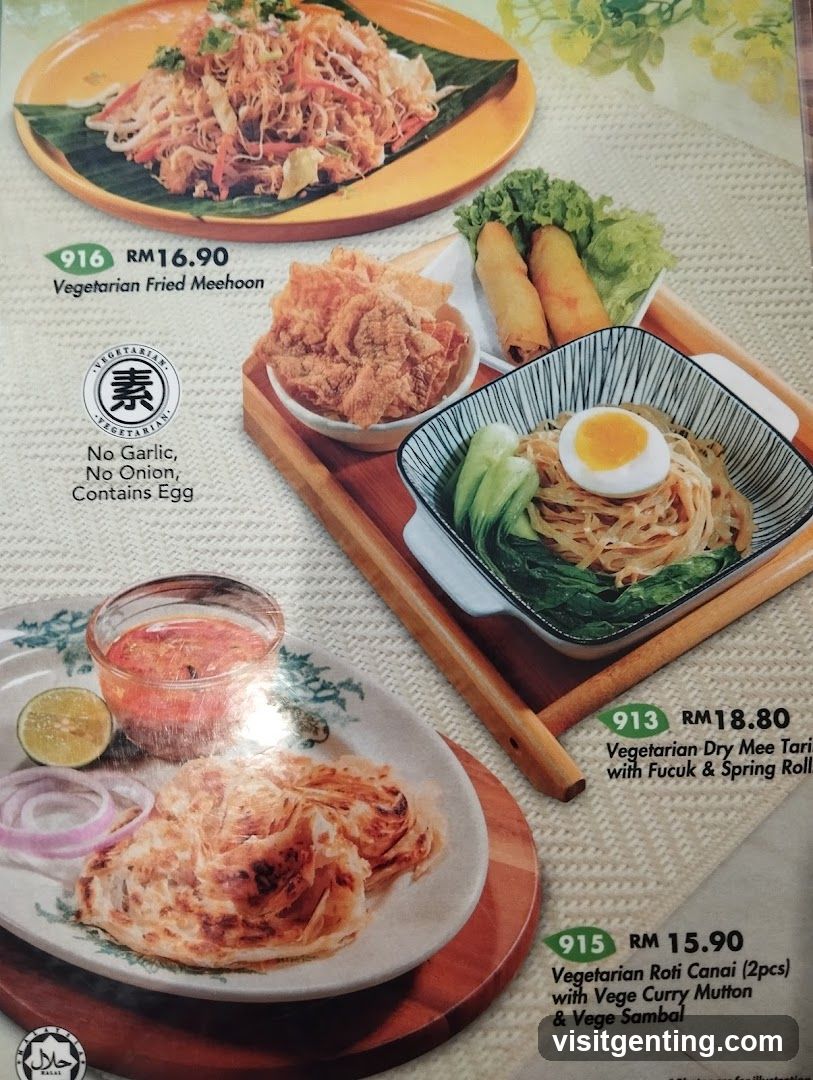 Vegetarian Menu Items