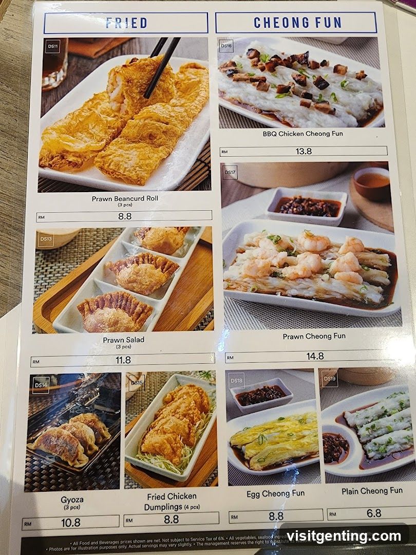 Fried and Cheong Fun Section