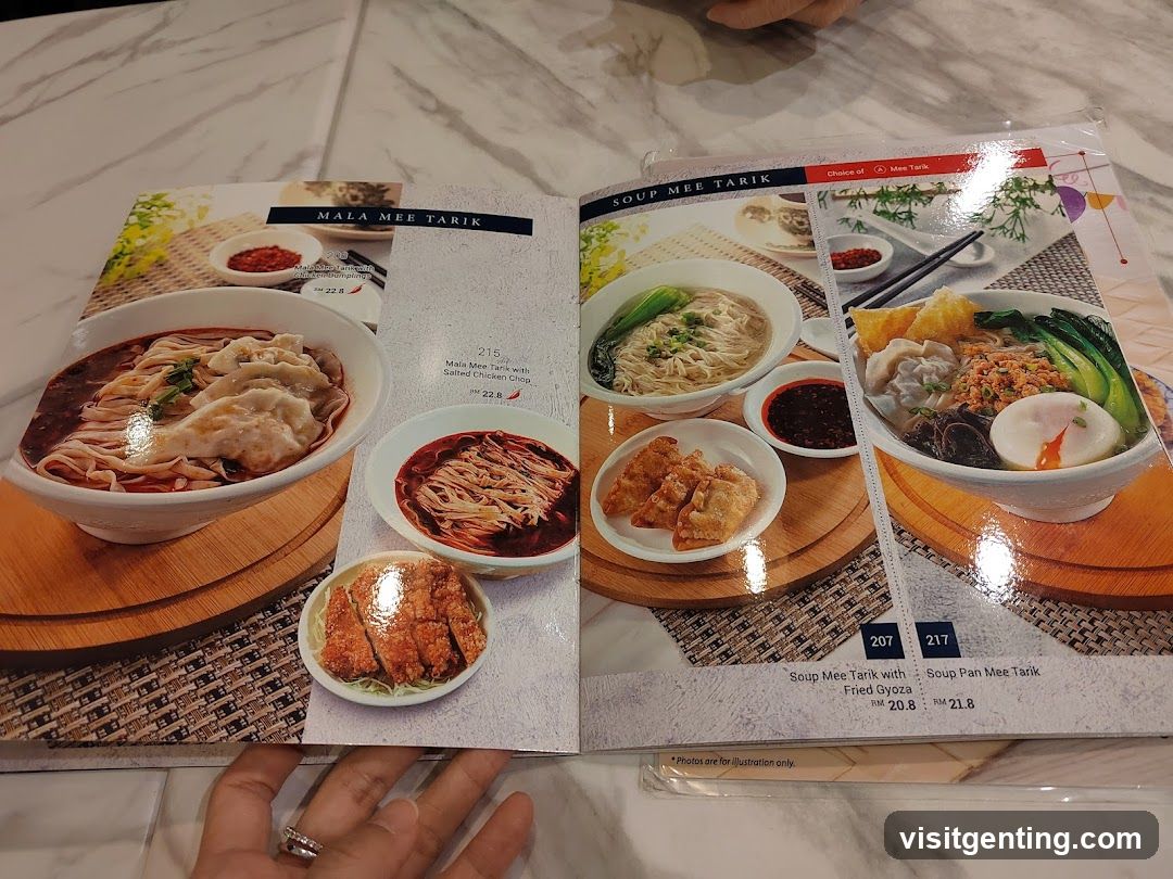 Restaurant Menu Page