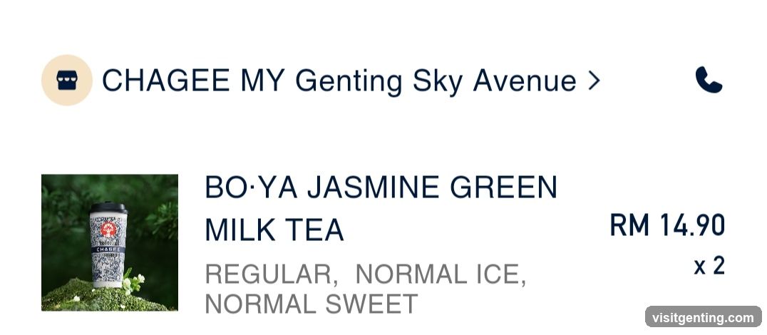 CHAGEE MY Genting Sky Avenue