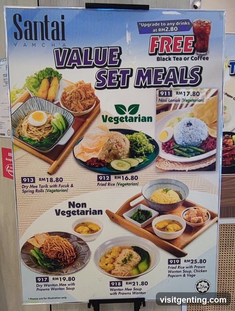 Santai Yam Cha Value Set Meals