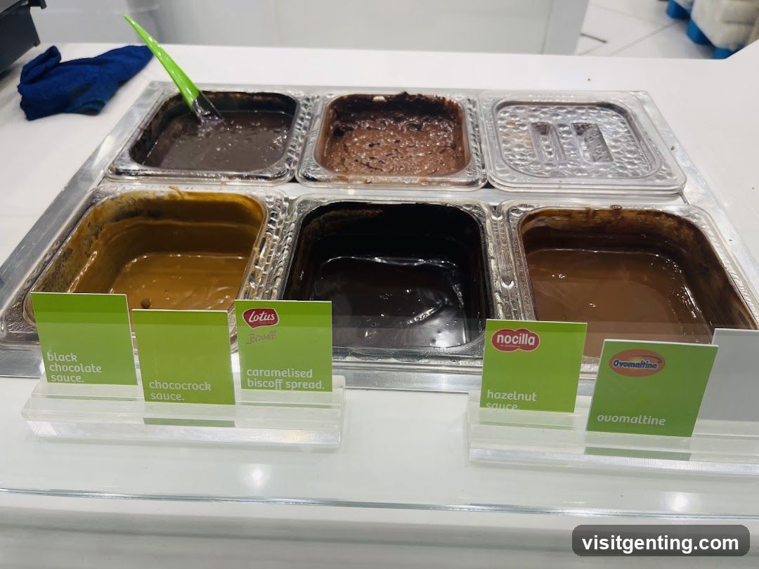 Sauces Display Counter