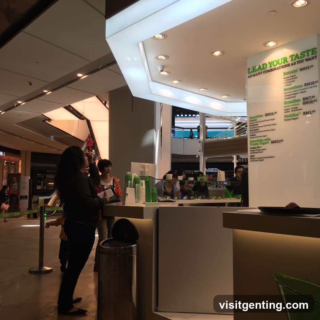 Smoothie Shop Menu