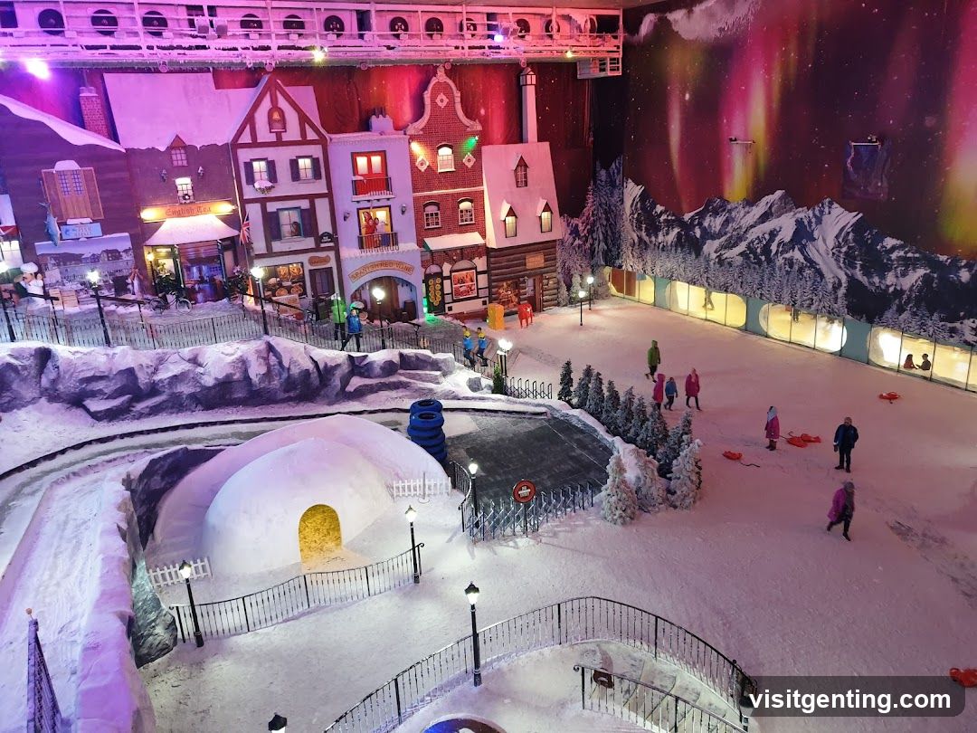 Indoor Winter Village Theme Park