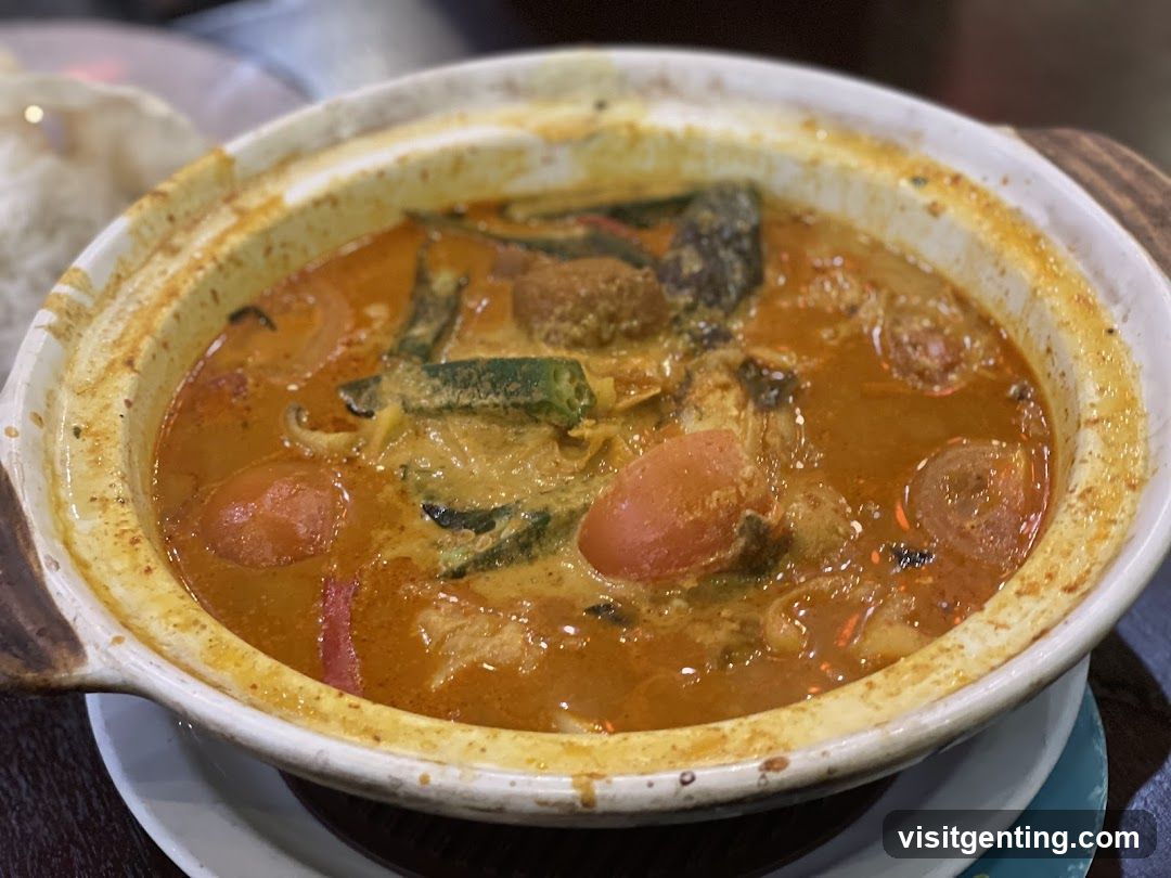Curry Dish in Ceramic Pot